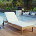 Upland Outdoor Patio Teak Chaise - Modway \outdoor\chaise lounges
