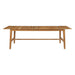 Dorset Outdoor Patio Teak Dining Table - detail close-up