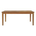 Marina Extendable Outdoor Patio Teak Dining Table - in lifestyle setting