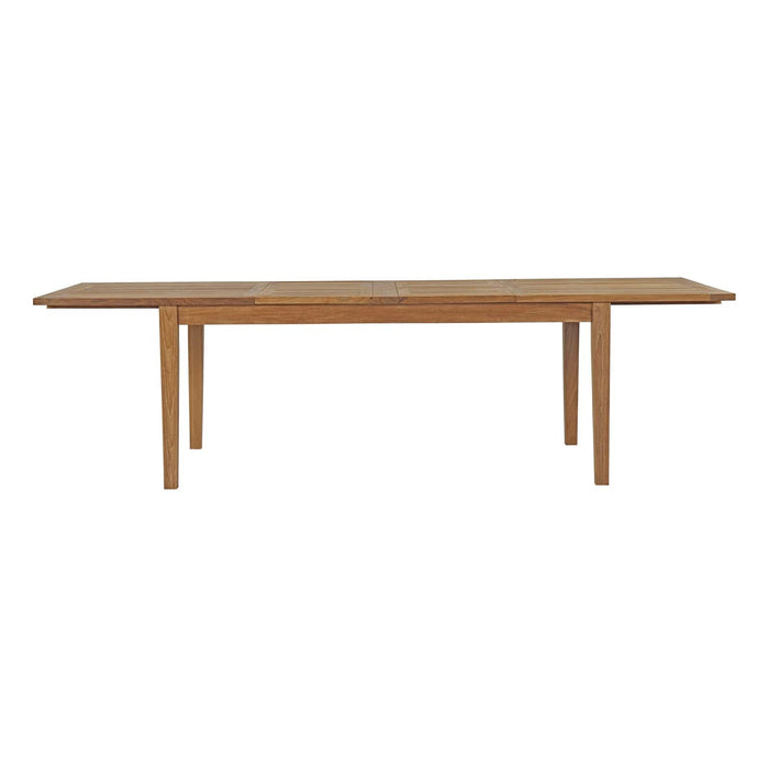 Marina Extendable Outdoor Patio Teak Dining Table - view 5