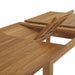 Marina Extendable Outdoor Patio Teak Dining Table - view 9