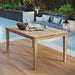 Marina 60" Outdoor Patio Teak Dining Table - Modway \outdoor\dining tables