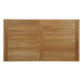 Marina 72" Outdoor Patio Teak Dining Table - in lifestyle setting