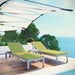 Shore 3 Piece Outdoor Patio Aluminum Chaise with Cushions - view 17