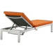Shore Chaise with Cushions Outdoor Patio Aluminum Set of 2 - view 12