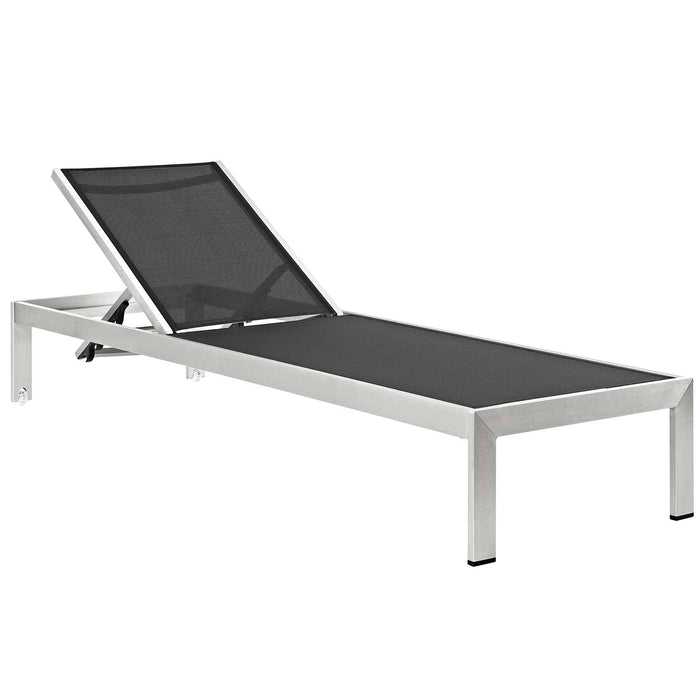 Shore Chaise with Cushions Outdoor Patio Aluminum Set of 2 - view 22
