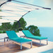 Shore Chaise with Cushions Outdoor Patio Aluminum Set of 2 - view 19
