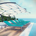 Shore Chaise with Cushions Outdoor Patio Aluminum Set of 6 by Modway - lifestyle in-use