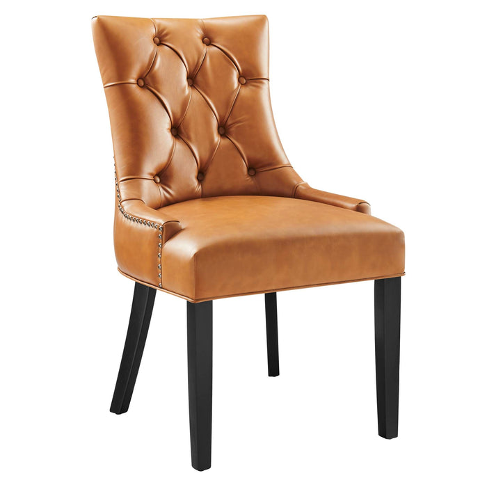 Modway Regent Dining Side Chair Vinyl Set of 2 - Dimensions