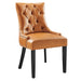 Modway Regent Dining Side Chair Vinyl Set of 2 - Dimensions