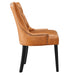 Modway Regent Dining Side Chair Vinyl Set of 2 - Features