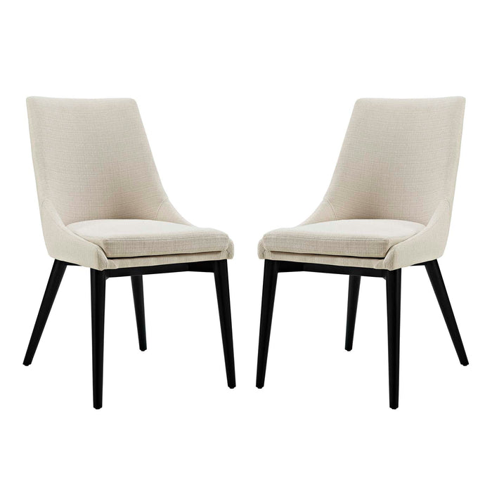 Viscount Dining Side Chair Fabric Set of 2