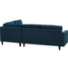Empress 2 Piece Upholstered Fabric Right Facing Bumper Sectional - view 6