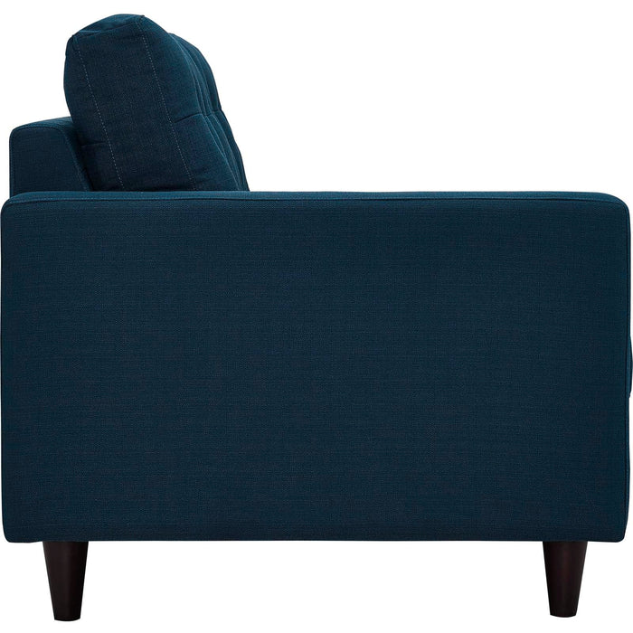 Empress 2 Piece Upholstered Fabric Right Facing Bumper Sectional - view 5