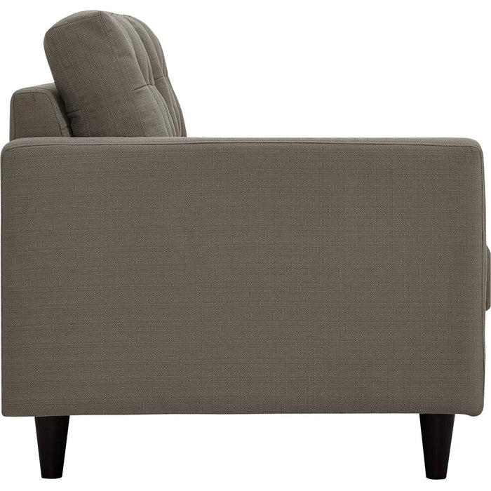 Empress 2 Piece Upholstered Fabric Right Facing Bumper Sectional - view 21