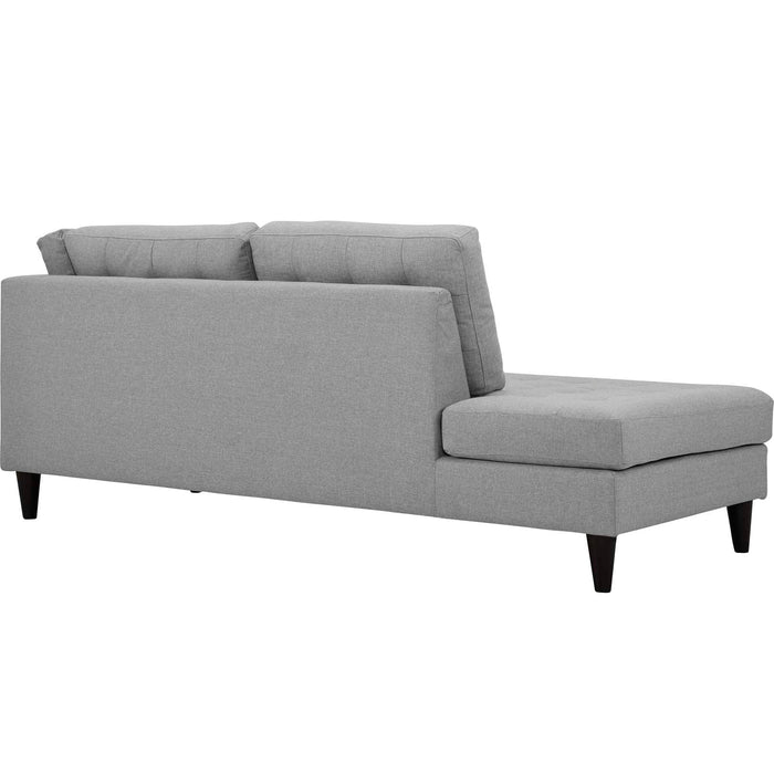 Empress Luxurious Button Tufted Upholstered Fabric Sectional Sofa Set for Elegant Living Spaces