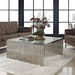 Gridiron Coffee Table Silver