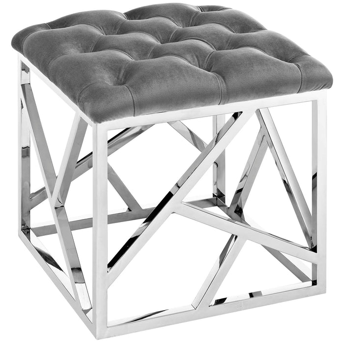 Intersperse Ottoman - in lifestyle setting