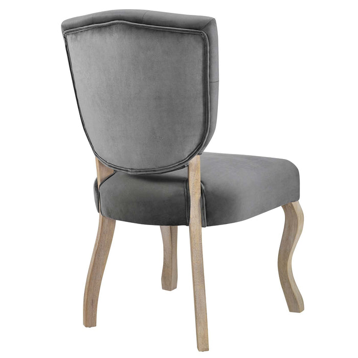 Modway Array Vintage French Performance Velvet Dining Side Chair - Product Image 7