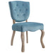 Modway Array Vintage French Performance Velvet Dining Side Chair - Product Image 15