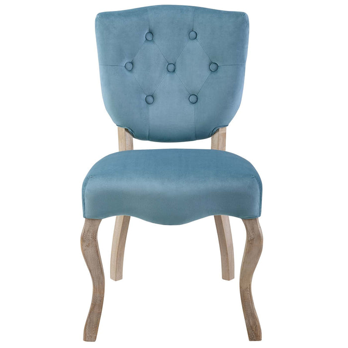 Modway Array Vintage French Performance Velvet Dining Side Chair - Product Image 18