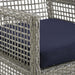 Aura Outdoor Patio Wicker Rattan Dining Armchair - view 16