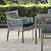 Aura Outdoor Patio Wicker Rattan Dining Armchair - view 9