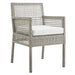 Aura Outdoor Patio Wicker Rattan Dining Armchair - view 18
