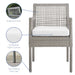 Aura Outdoor Patio Wicker Rattan Dining Armchair - view 20