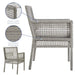Aura Outdoor Patio Wicker Rattan Dining Armchair - view 19