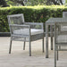 Aura Outdoor Patio Wicker Rattan Dining Armchair - view 17