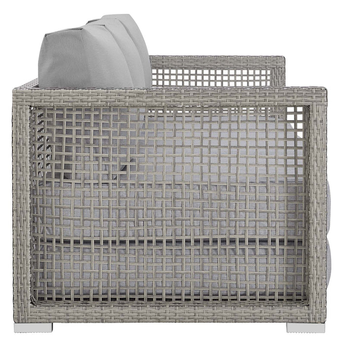 Aura Outdoor Patio Wicker Rattan Sofa - view 6