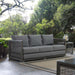 Aura Outdoor Patio Wicker Rattan Sofa - Modway \outdoor\sofas & sectionals
