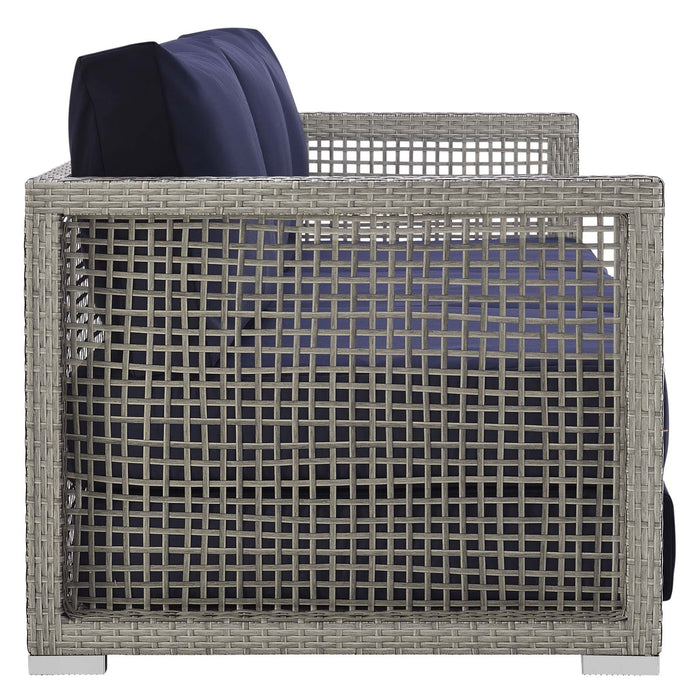 Aura Outdoor Patio Wicker Rattan Sofa - view 15