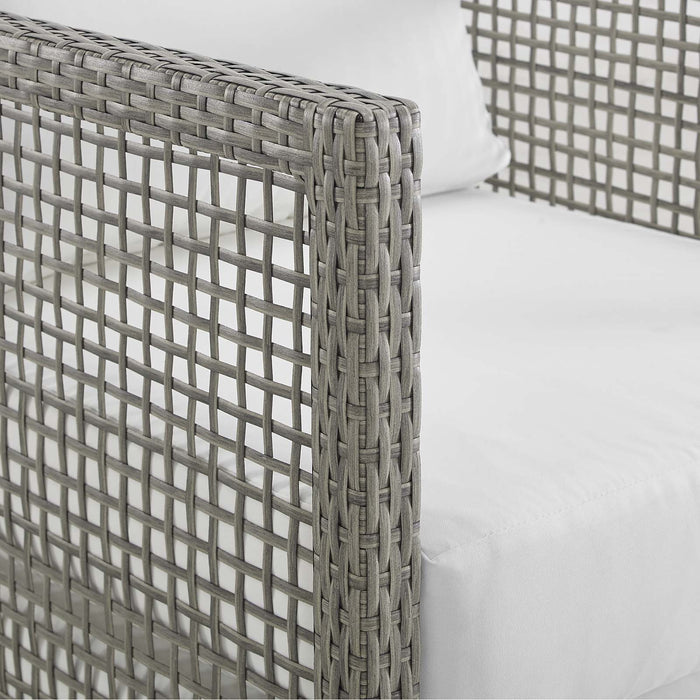 Aura Outdoor Patio Wicker Rattan Sofa - view 25