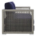 Aura Outdoor Patio Wicker Rattan Loveseat - view 14