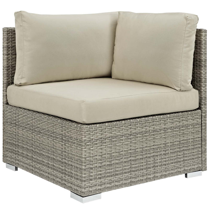 Repose Sunbrella® Fabric Outdoor Patio Corner - Modway \outdoor\sofas & sectionals