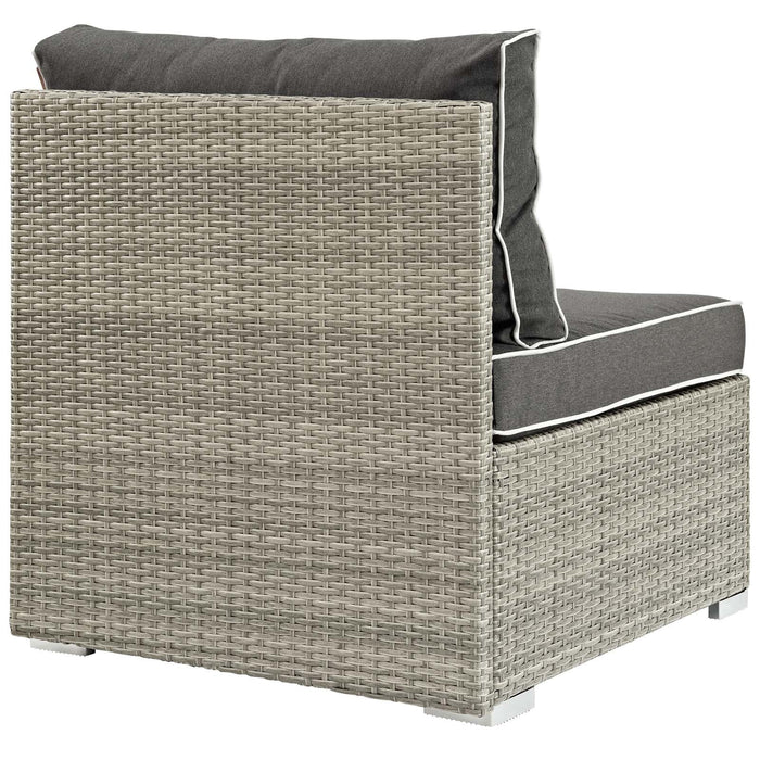 Repose Outdoor Patio Armless Chair - view 8