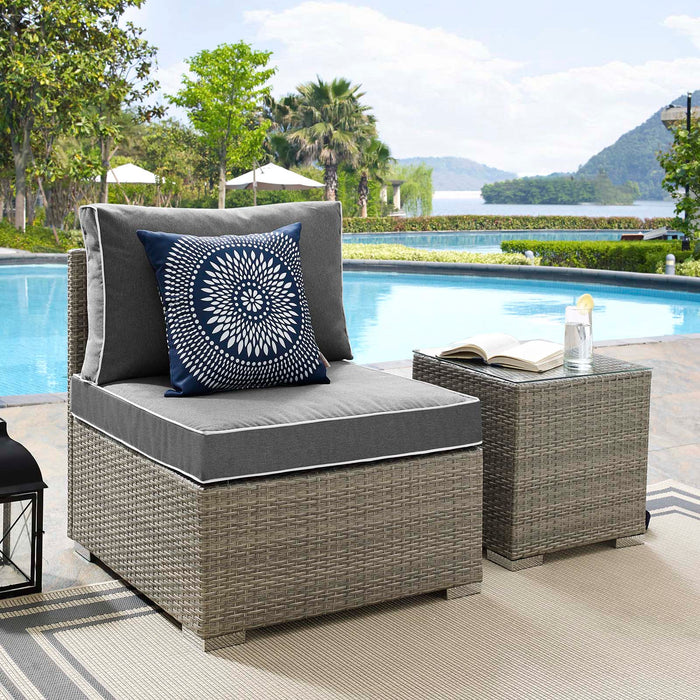 Repose Outdoor Patio Armless Chair - view 5