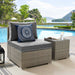 Repose Outdoor Patio Armless Chair - view 5