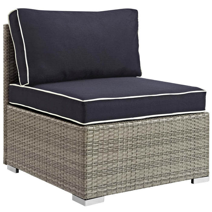 Repose Outdoor Patio Armless Chair - view 10