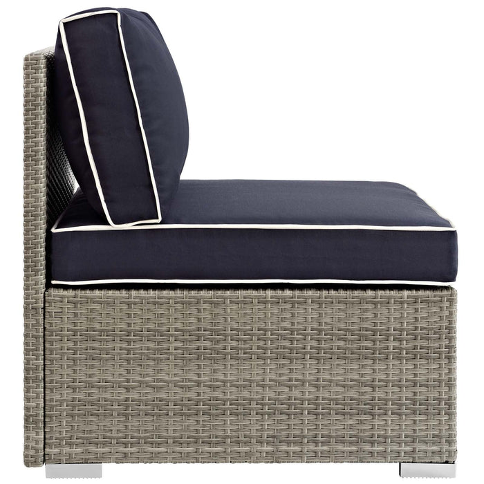 Repose Outdoor Patio Armless Chair - view 11