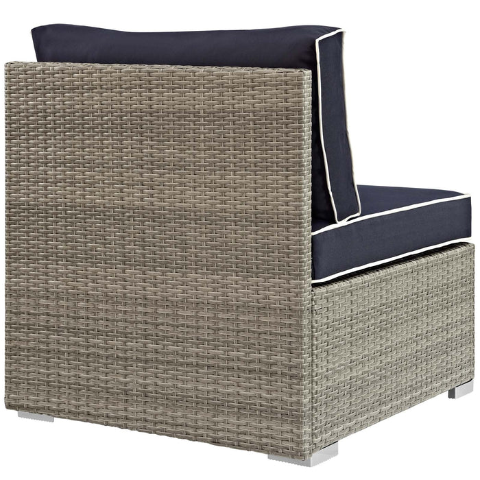Repose Outdoor Patio Armless Chair - view 12