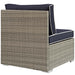 Repose Outdoor Patio Armless Chair - view 12