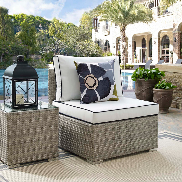 Repose Outdoor Patio Armless Chair - view 13