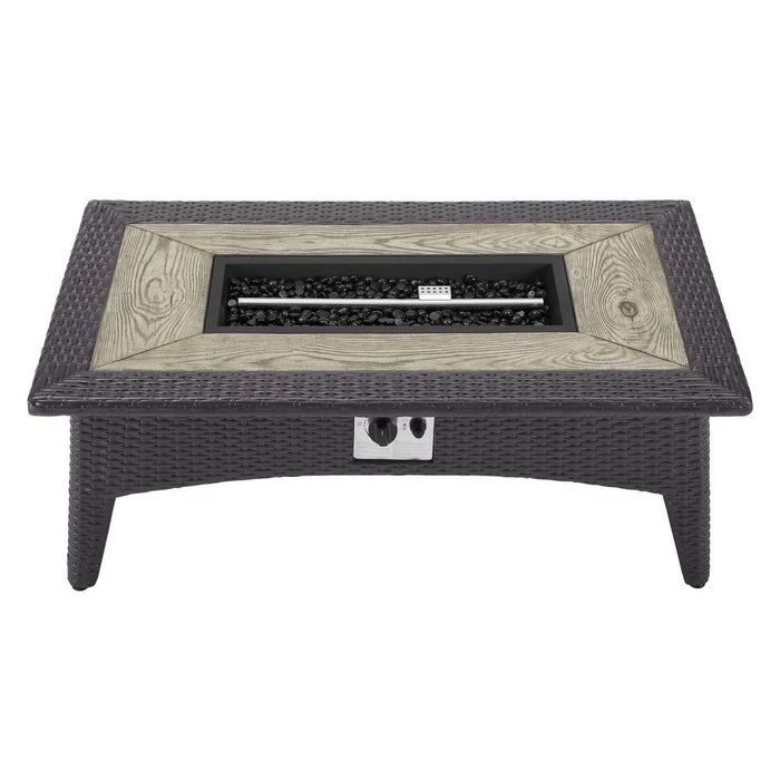 Convene 4 Piece Set Outdoor Patio with Fire Pit