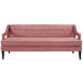 Concur Button Tufted Performance Velvet Sofa - in lifestyle setting