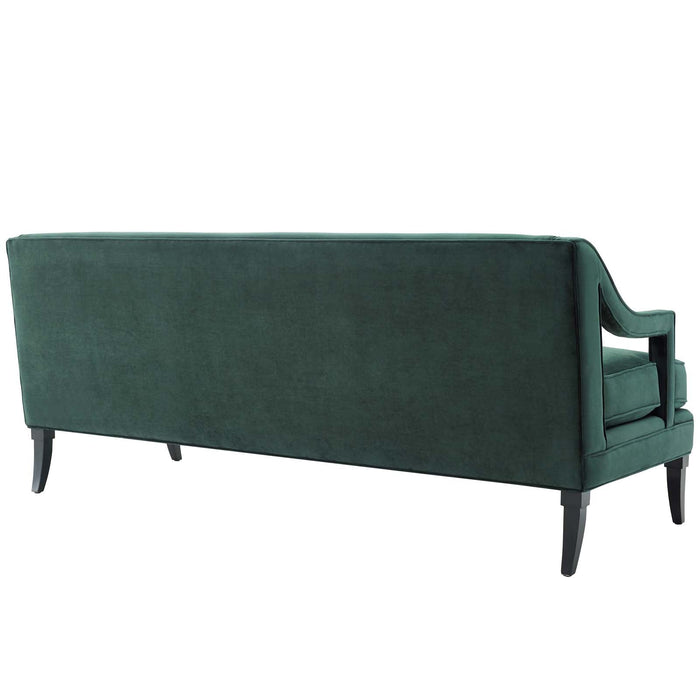 Concur Button Tufted Performance Velvet Sofa - view 7