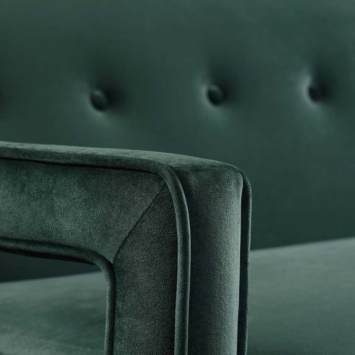Concur Button Tufted Performance Velvet Sofa - view 10