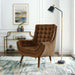 Modway Suggest Button Tufted Performance Velvet Lounge Chair Living Room Furniture - View 12